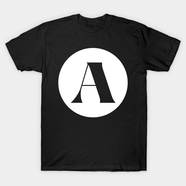 A (Letter Initial Monogram) T-Shirt by n23tees